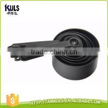 Whole Sale Black 10 Pcs Plastic Measuring Spoon Scoop Set photo-2