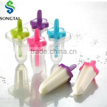 Factory food grade ice-lolly mould with 4 divides