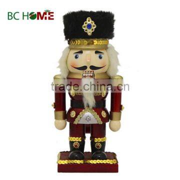 exquisitely crafted santa claus wooden Nutcracker mini solider