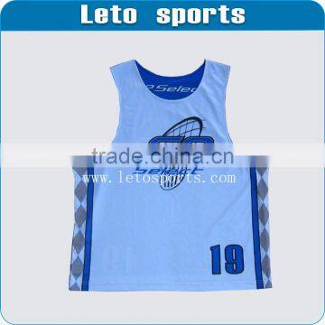 Custom Printed and Embroidered reversible basketball Lacrosse Uniforms