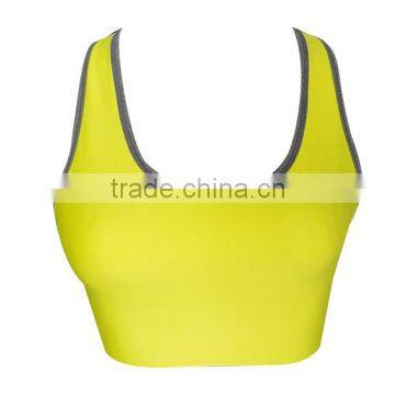 Ladies latest active wear hot young ladies hot bra With Elastic for gym