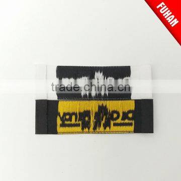 Black and White Color High Quatity Shirt Woven Label photo-3