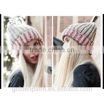 Colorful Knitted Beanie /Custom Beanie Hats/winter Knitted Hat photo-2