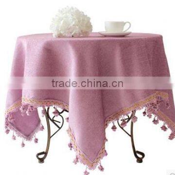 European High-grade Garden Style Cotton Round Tablecloth / Table Cloth Tablecloths Round Table photo-3