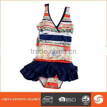 Women custom design one piece digital print summer beachwear swimwear