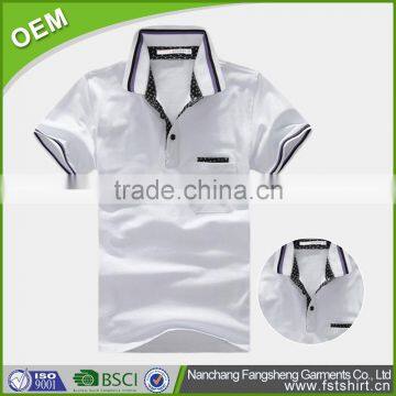 Short Sleeve Plain Cheap Polo t Shirts With Pocket photo-3