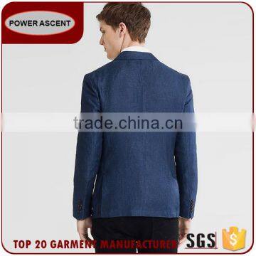 China Supplier Mens Linen Fashion Suits Jacket Blazer Man Suit photo-5