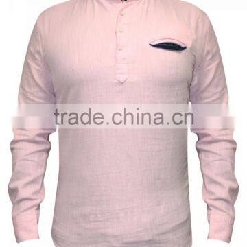 " Light Pink Casual Shirt " photo-3
