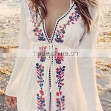 Walson Women's Long Lace Swimsuit Bikini Cover Up Beach Dress Bathing Suit photo-2