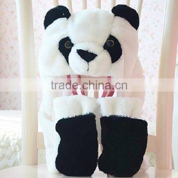 newest style customized soft plush animal hat for winter