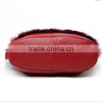 High Quality Fox Fur Lady Shoulder Bag photo-6