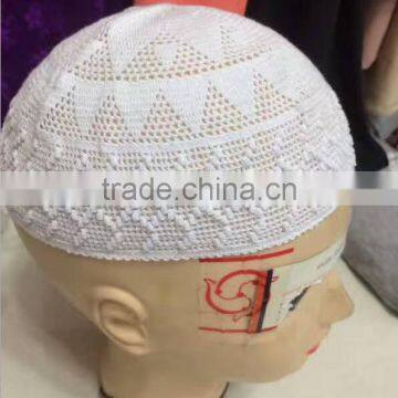 2017 New Muslim Hat Hat Handmade Cap Crochet Hat Cap Prayer Hat Islamic Hat Arabic Hat photo-2