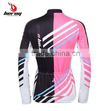 BEROY Plus Size Women Cycling Long Jersey, Land Bike Riding Pro Team Cycling Apparel photo-2