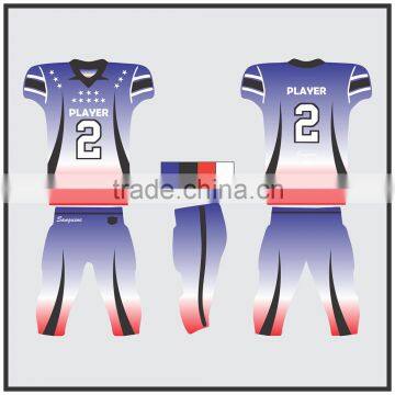 Shop Football Uniform in Any Design / Free Mock Up of American Uniform | Free Sample | Sublimation Uniform | Sports Uniform Make photo-4