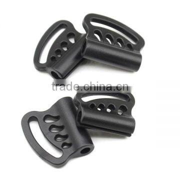 A-198/B Black Plastic Ball Cord Lock Toggles Bell Stoppers With Cut Line for 4mm Bungee Shock Cord photo-3