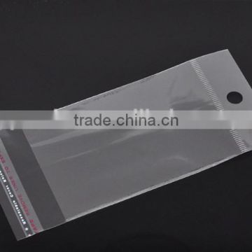 Transparent Plastic Self Adhesive Seal Bags W/Hang Hole