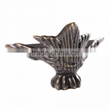 Zinc Alloy Retro Antique Bronze Jewelry Chest Wood Box Decorative Feet Leg Corner Support 4 Pcs 4.2x3cm Furniture Accessories photo-6