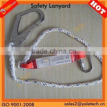 YL-E502 absorber lanyard/custom carabiner lanyard/shock absorber lanyard