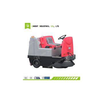 ride-on battery road sweeper mechanical street sweeper