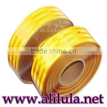 Yellow Reflective Marking Tape warning sticker for Curtain Sided Vehicles