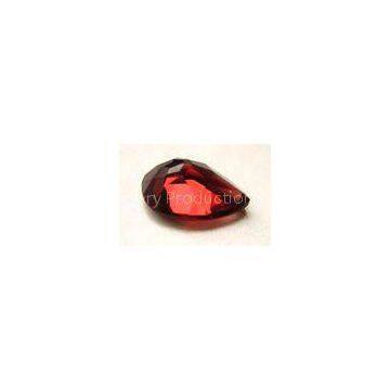 85mm Red Garnet Gemstones Pears Normal Facted For Necklace