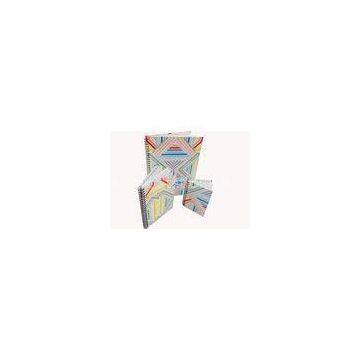 A4 / A5 / A6 soft cover 300g white card Customized Spiral Bound Notepad