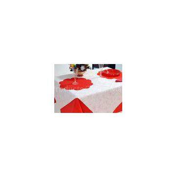 Biodegradable Disposable PP Non Woven Tablecloth , Printed PP Table Cloths