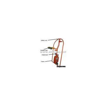 pedal suspended platform