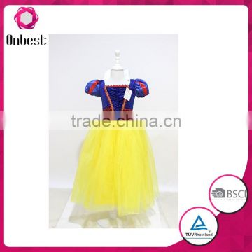 Hot sale snow white princess dress cheap price for girl party dress