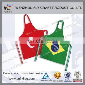 polyester cotton apron with logo