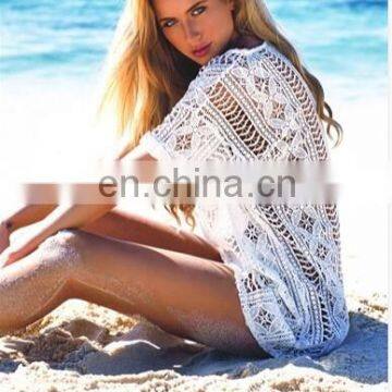 2014 Women Clothing Manufacturer Ladies Lace Blouse Latest Design Blouse photo-4