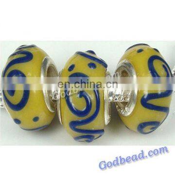 377 loely glass bead wholesale handmade murano lampwork glass european beads fit for charm bracelets