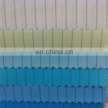 5mm stripe polyester cleanroom conductive fabric