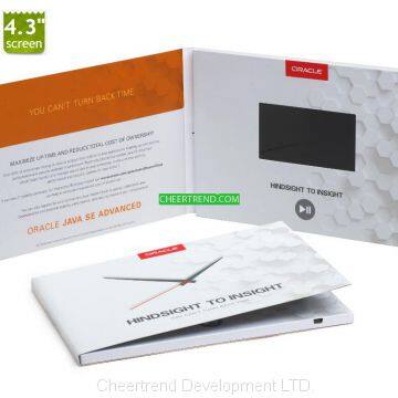 2017 Cheap LCD Display Video Book LCD Video Christmas Card LCD Video Brochure Modules photo-2