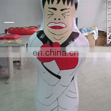 inflatable pummel stick punching bag