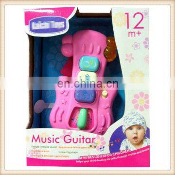 kids high quality cartoon musical mini plastic guitar