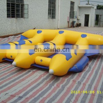 Top inflatable china flying fish amusement water park inflatable portable water jet