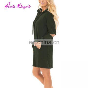 Top Selling Hoodie Pullover Oversized Sweatshirt Wholesale One Piece Dress Simple photo-3