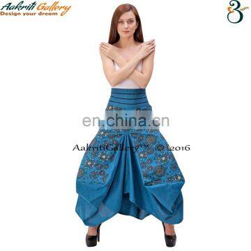 Women Party Skirt Embroidery Dress Indian design summer use Skirt