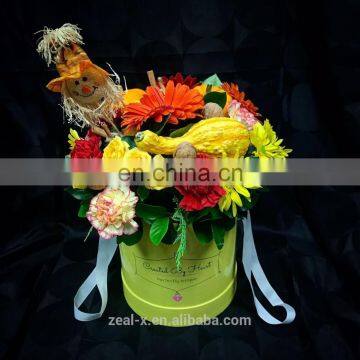 Discount ! Special round wedding flower box with foam insert of delivery in time