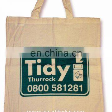 HOT SALE Eco-friendly recyclable Promotional standard size cotton tote bag