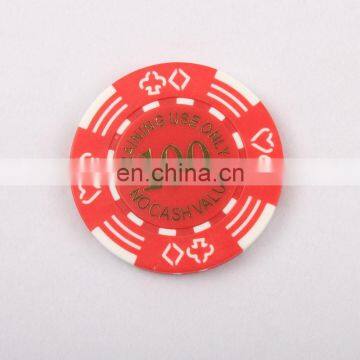 2016 wholesale custom printed cheap poker chips custom