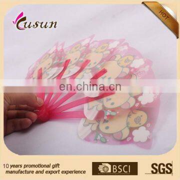 Sales Promotion Good Quality Custom Design printed Colourful Personalized Folding hand Fans With Nice Printing