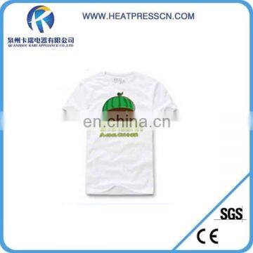 White sublimation polyster T-shirt for sale