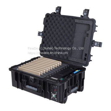 F1-10B IPad Charging Trolley With Lithium Battery - Tablet Charging Cart / Charging Cabinet for School photo-5