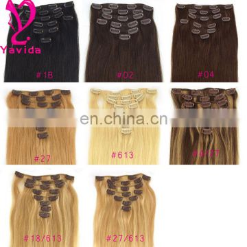 bridal hair accessories hot selling Brazilian clip In hair extension