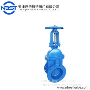 DN100 ANSI Din Flanged Type Cast Iron 3 Inch Electric Gate Valve Pn16