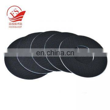 Hot sales Custom Semi Circle Diameter Self Adhesive Backing Magic hook loop Tape-Black Round Type