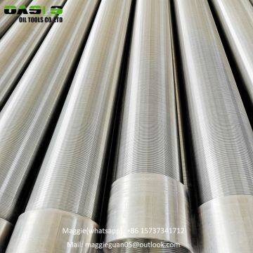 Hot Sell Wine Gas Water Well Used Wedge Wire Screen Filter Water Well Screening