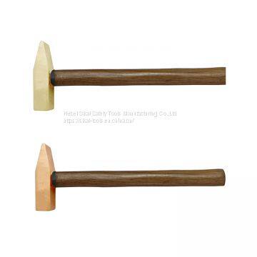 explosion-proof non sparking tools engineer hammer with wooden handle